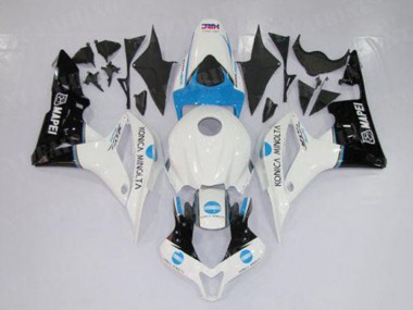 2007-2008 Blanc Bleu Noir CBR600RR Carénage Moto