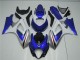 2007-2008 Bleu Blanc GSXR 1000 Kit Carénages Motos & Plastique