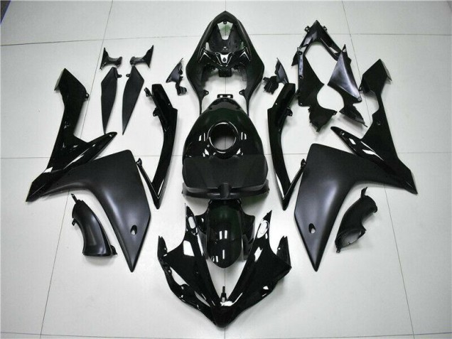 2007-2008 Brillant Noir Mat YZF R1 Carénage Moto