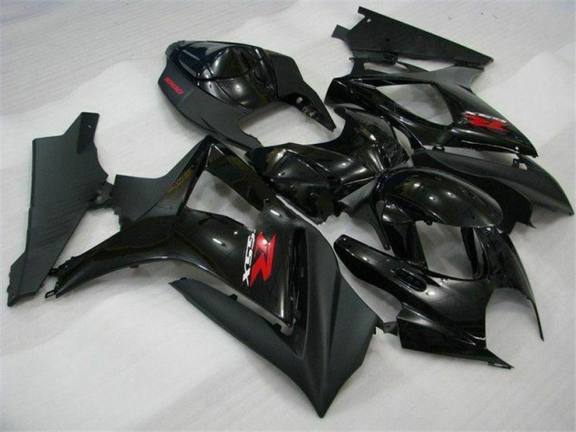 2007-2008 Noir GSXR 1000 Carénages Moto