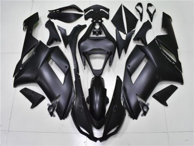 2007-2008 Noir Mat ZX6R Carénage Moto