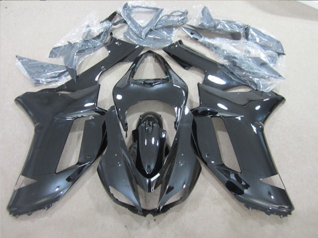 2007-2008 Noir ZX6R Kit Carénages Motos Complet