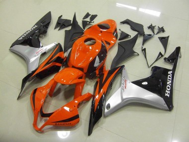 2007-2008 Orange Argent Noir CBR600RR Carénages Moto