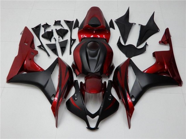 2007-2008 Rouge Noir CBR600RR Carénages Moto