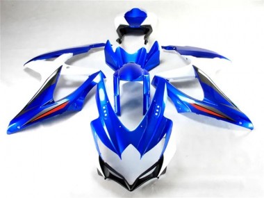 2008-2010 Bleu Blanc GSXR 600/750 Carénages Moto