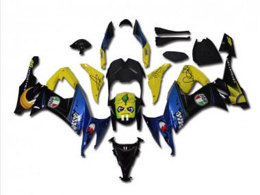 2008-2010 Bleu Requin ZX10R Carénage Moto