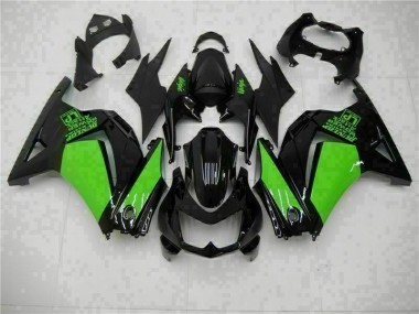 2008-2012 Noir Vert Ninja EX250 Carénage Moto