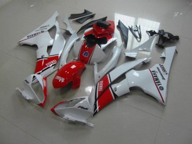 2008-2016 Blanc Rouge Style OEM YZF R6 Carénage Moto