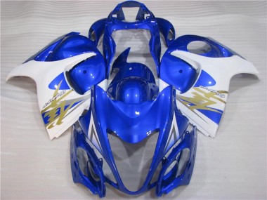 2008-2019 Bleu Blanc GSXR 1300 Hayabusa Carrosserie Moto