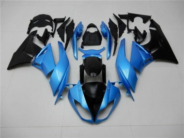 2009-2012 Bleu Noir ZX6R Carénages Moto