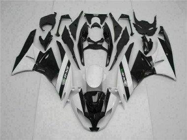 2009-2012 Noir Blanc ZX6R Carénage Moto