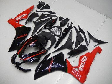 2009-2015 Noir Rouge RSV4 Carénages Moto