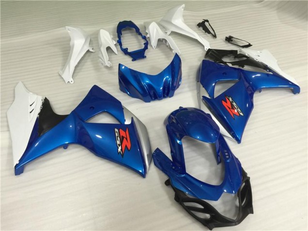 2009-2016 Bleu Blanc GSXR 1000 Kit Carénages Motos & Plastique