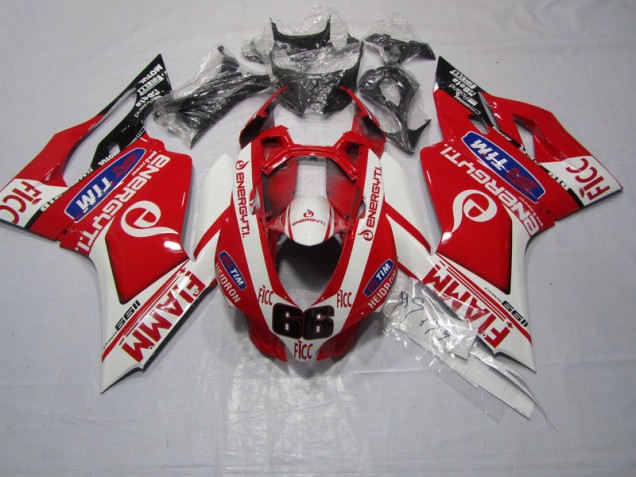 2011-2014 Rouge FIAMM FICC Ducati 1199 Carénage Moto