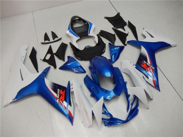 2011-2021 Bleu Blanc GSXR 600/750 Carrosserie Moto